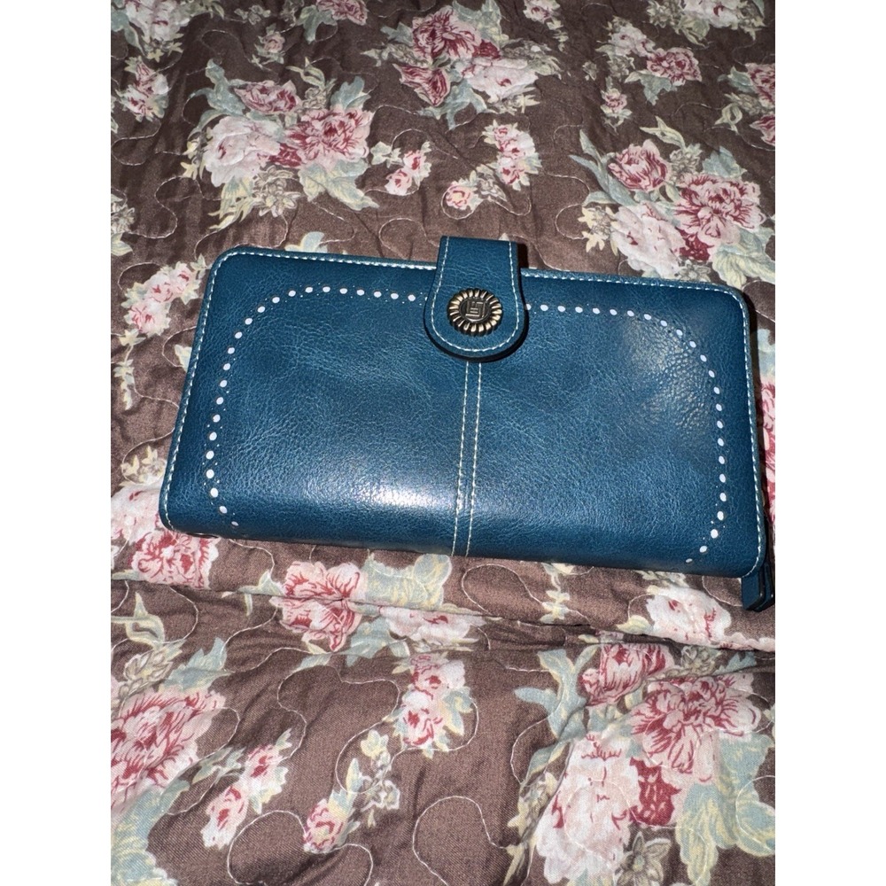 Womens Leather Wallet Clutch Card Holder Purse Handbag RFID Blocking Bifold Gift
